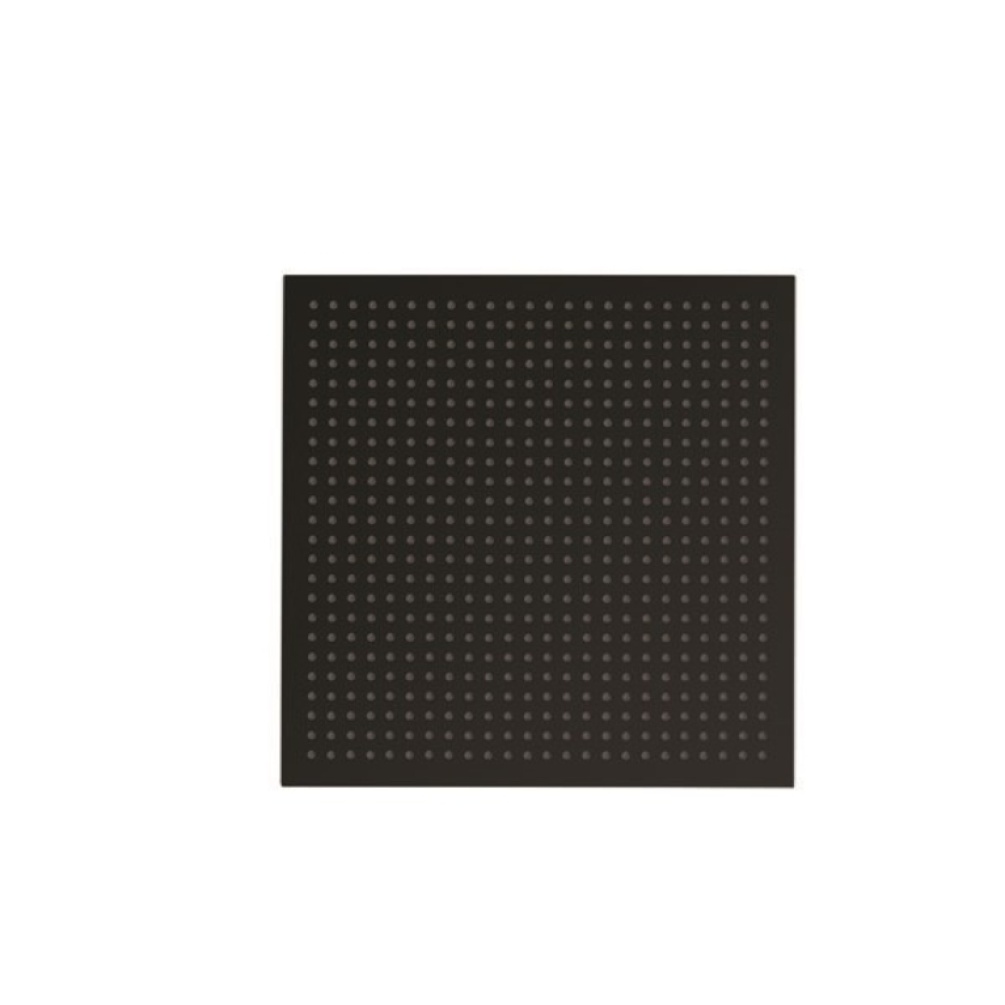 Product Cut out image of the Crosswater Tranquil 300 Matt Black Shower Head